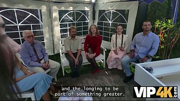 Vip4k happy marriage is the bride's big natural tits 