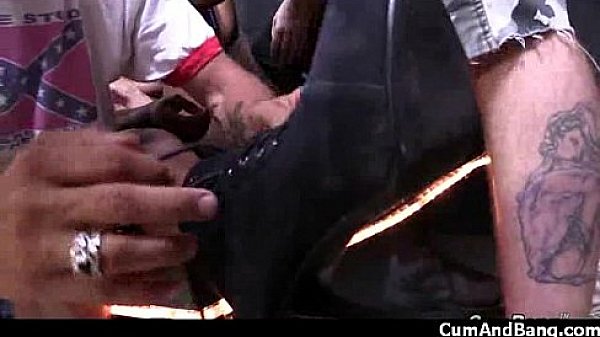 Nonton Ebony Slut Group Fucked And Facialized 2 thumbnail