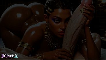 Beautiful EBONY Babes with BWC - Interracial Fantasy Edit (AI Generated)