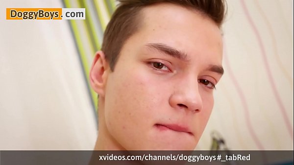 Teen Twink Boy Plays With Rubber Dick Sex Toy thumbnail