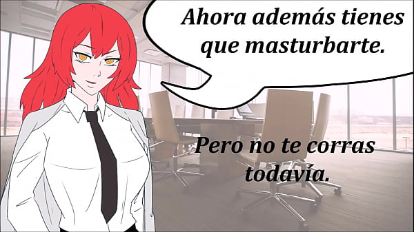 JOI para sumisos. Mis esclavo de oficina. (Ballbusting,spank, azotes).