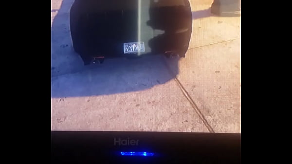 Hot blonde gets plowed by muscular black car