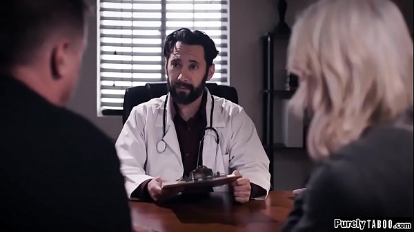 Doctor offers to impregnate busty client