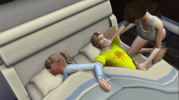 Nonton Hidden Blowjob Ends In Threesome thumbnail