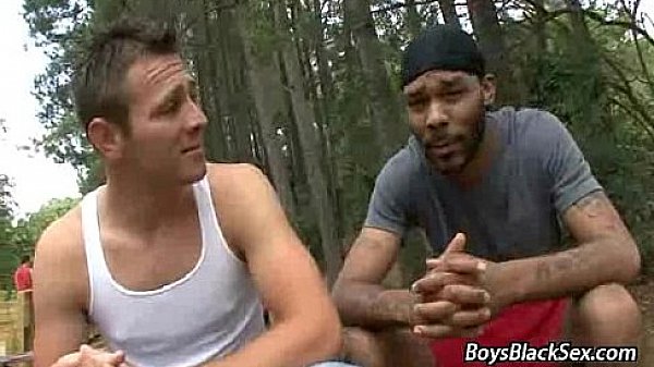 Blacks On Boys - Interracial Hardcore Gay Porn Movie 24 thumbnail