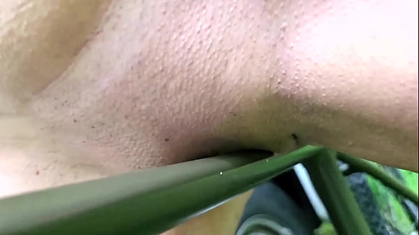 On The Bicycle Bouncing Boobs And Rubbing My Big Clit With Fun thumbnail
