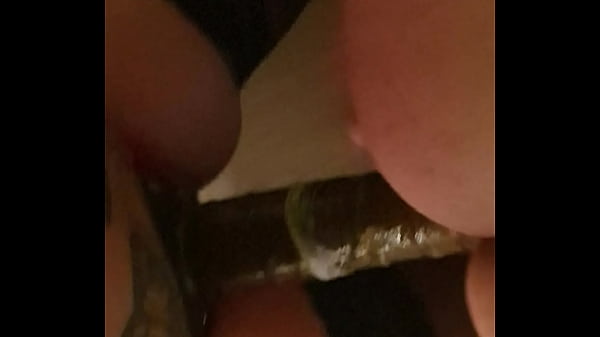 Black strapon in my ass