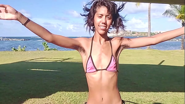 Play MP4 - Stripping in public beach x2