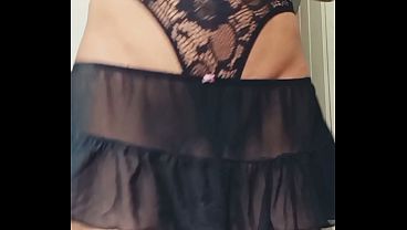 Crossdresser Show Cock To Straight Men. Sissy thumbnail