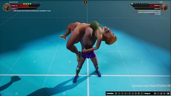 Karen vs nick nf3d mixed kinky combat virtual reality