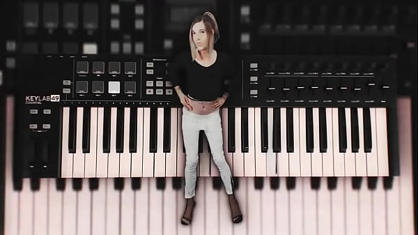 Cute Babe in a Music Video Shoot 