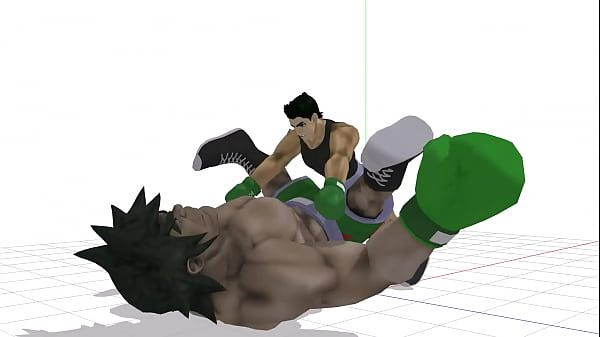 Little Mac has sex with Giga Mac.(animated only)