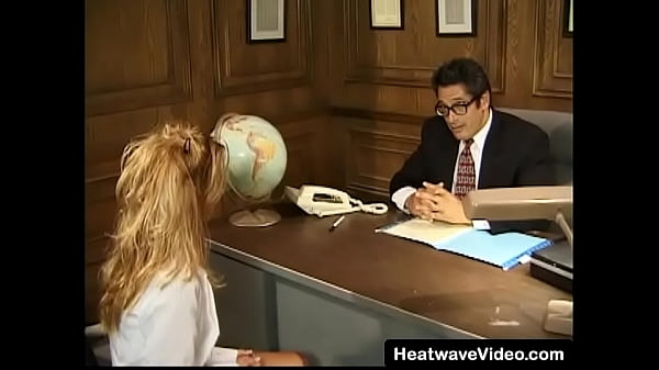 Play MP4 - A pretty coed needs to pass her geography class&comma; so she stays after class to meet her teacher