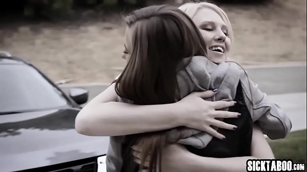 Two hot friends banged by a bad guy in_a threesome