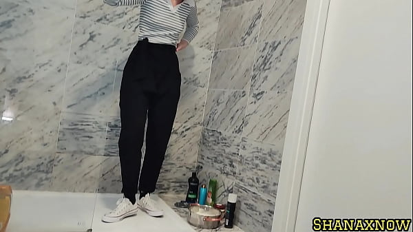 Whipped Cream Fetish Wet And Messy Socks Shower With Clothes thumbnail