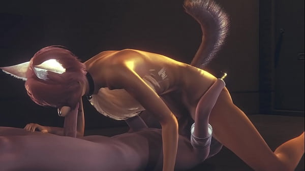 Furry Yaoi - Fox 69 with dog boy and penetrated twice with creampie 