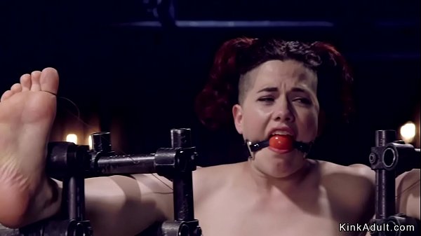 Custom device bondage and gas_mask torment