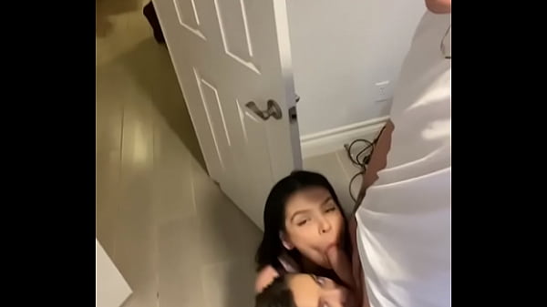 Nonton Caught Sera's Roommate Spying! (threesome) thumbnail