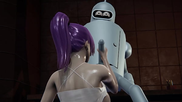 Futurama - Leela gets creampied by Bender - 3D_Porn