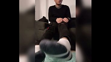 Tomas Show Us His Feet And Socks thumbnail