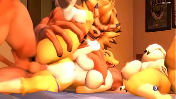 Dos Digimon Hembra Pas&aacute;ndolo Bien thumbnail