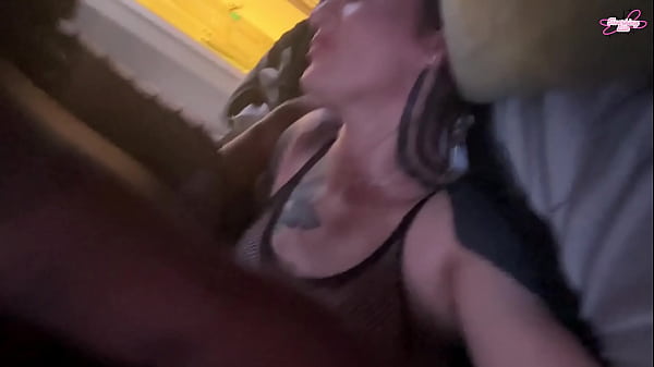 Snow bunny takes dick and gets a big load 