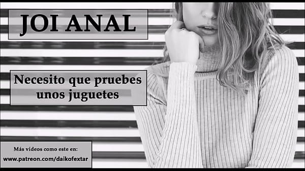 JOI anal. La dueña_del sex shop quiere_probar unos juguetes contigo.