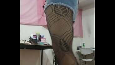 Mostrando las piernas 