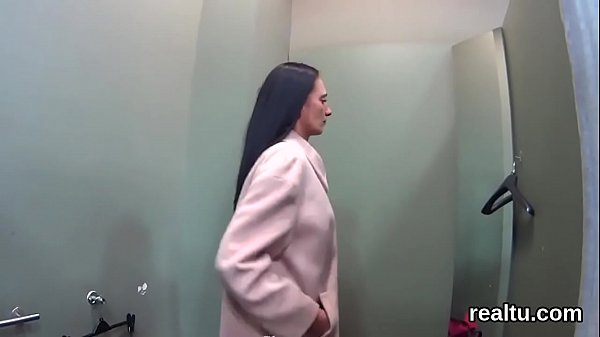 Fantastic czech kitten was tempted inthe mall and drilled inpov