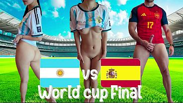 Spain vs Argentina World cup Final! 1-0, Argentina gets fucked