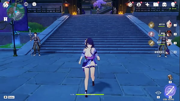 genshin raiden nude yukata mod by Hexi Wang