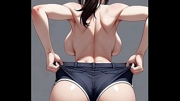Anime chick's and ai babes getting wedgied