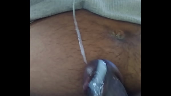 me jacking off and catching this nut in my car in the parking lot