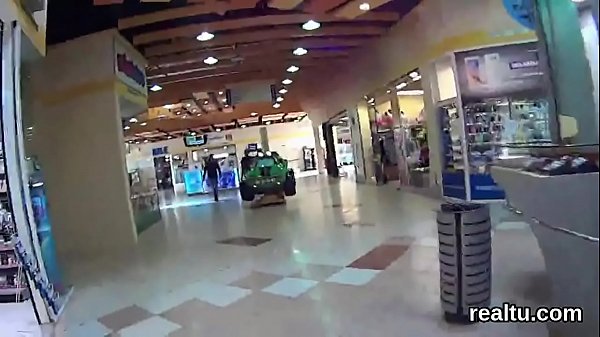 Stunning czech teenie was teased in the mall and nailed inpov