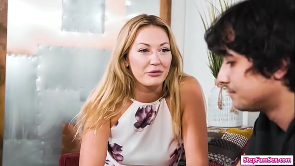 Stepsis wants to thank her stepbro for tutoring with her mouth.She deepthroats his big cock and gets her shaved pussy licked before shes banged 