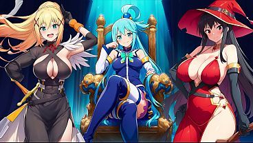 Aqua Te Examina. &iexcl;responde Mientras Te Masturbas! Joi Hentai. thumbnail