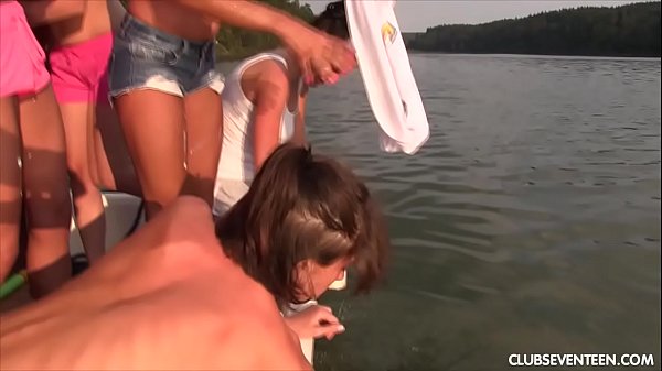 Lesbian friends have a hot orgy at the lake