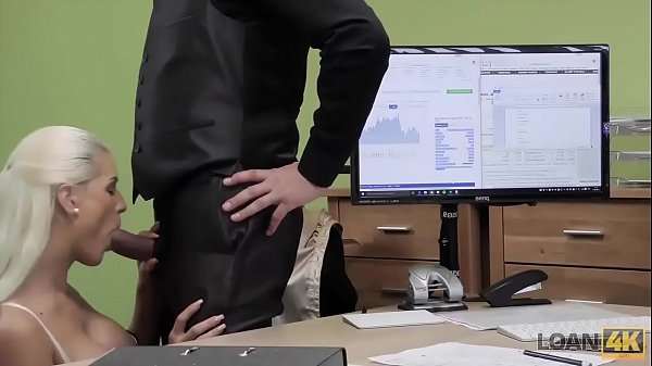 LOAN4K. Lovely Blanche sucks dick and gets her_sissy fucked_for cash