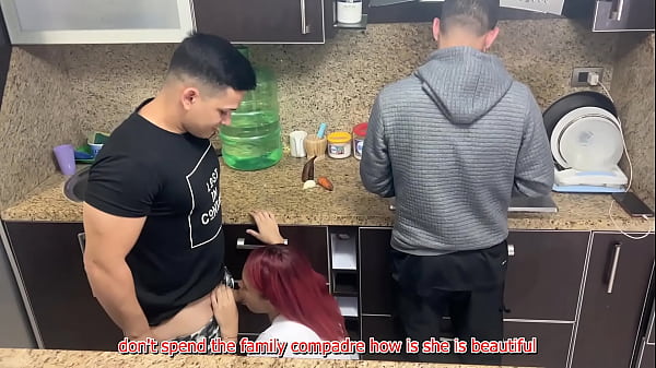 Wife And Husband Cooking But His Friend Gropes His Wife Next To Her Cuckold Husband Ntr Netorare thumbnail