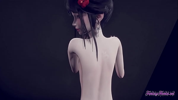 Yaoi Femboy Mio - POV blowjob and anallingus 