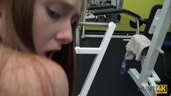 HUNT4K. Long-haired_ginger with cute face sells tiny pussy for money