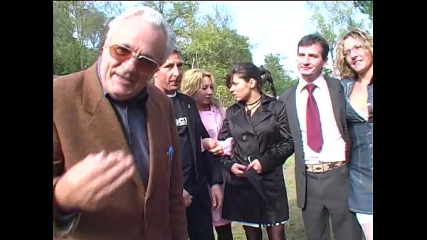 Play MP4 - Crazy orgy for milfs and dirty old men in a garden