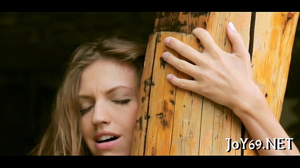 Legal_age teenager stuffs bawdy cleft_with dildos