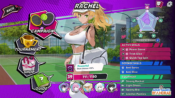 Play MP4 - EP11&colon; Hentai Scenes with Billie and Helen - Academy Love Saga&colon; Tennis Angels Ex