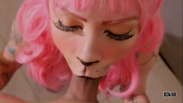 Beautiful and innocent Halloween cosplay follows her master'_s commands - POV