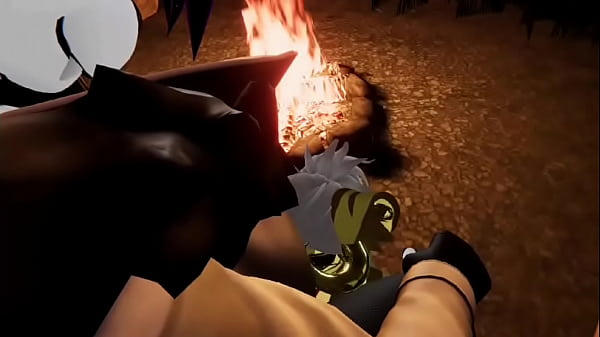 Play MP4 - Two naughty furries having intimate moment by the firepit