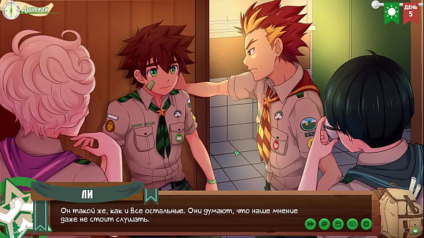 Game: Friends Camp Episode 5 - Why doesn'_t Taiga like us? (Russian voice acting)