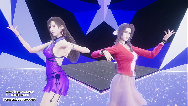 MMD TAEYEON INVU_Aerith Tifa Lockhart HotKpop Dance Final Fantasy Uncensored Hentai