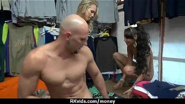 Tight teen fucks a man in front of the camera for cash 30