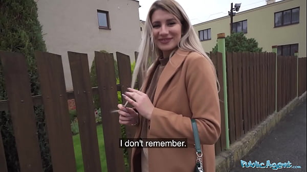 Play MP4 - Public Agent Cute blonde flashes her perky titties for cash and fucks huge cock in a basemant